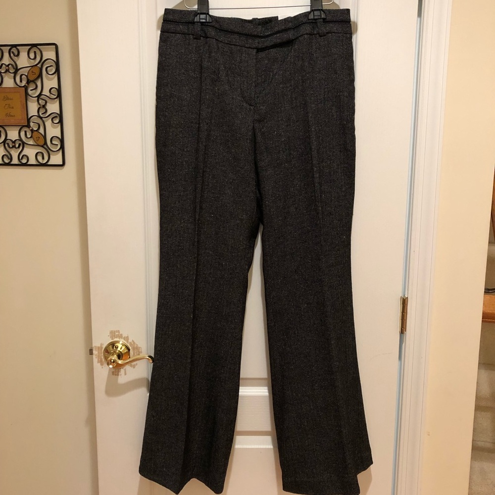 NWT Ann Taylor loft black tweed dress pants